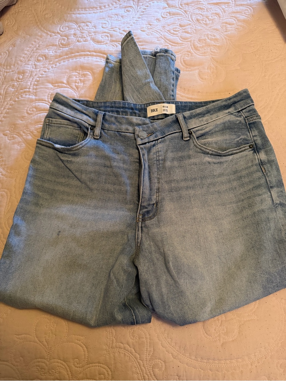 BKE Light Wash Boyfriend Jeans